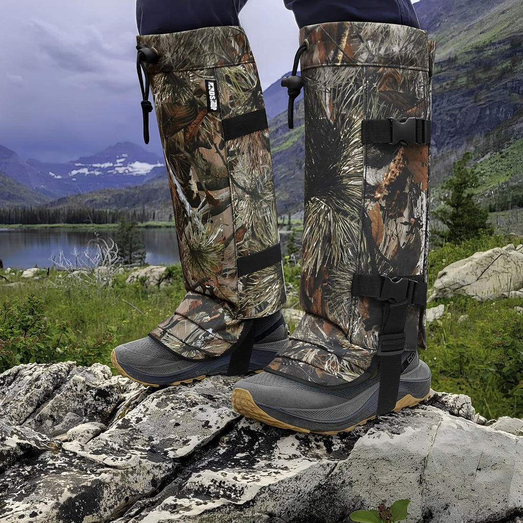 MDSTOP Snake Gaiters Leg Guards, Waterproof Snake Guards, Adjustable Snake Bite Protection for Lower Legs, Snake Chaps for Men & Women, Snake Proof Gaiters for Hunting,Outdoor and Farm Working