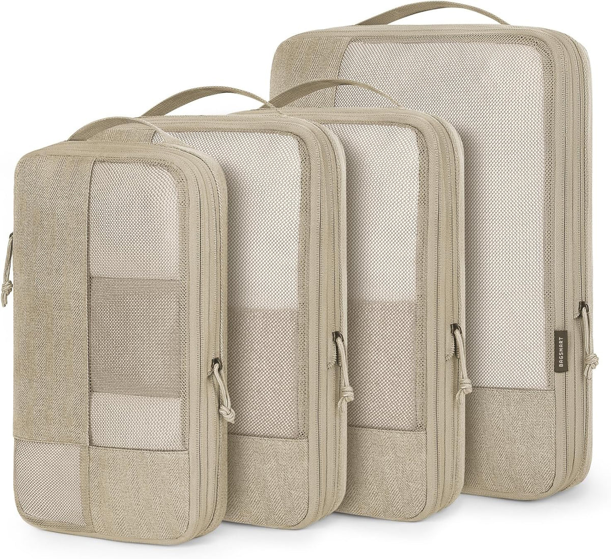 BAGSMART Compression Packing Cubes for Travel, 6 Set