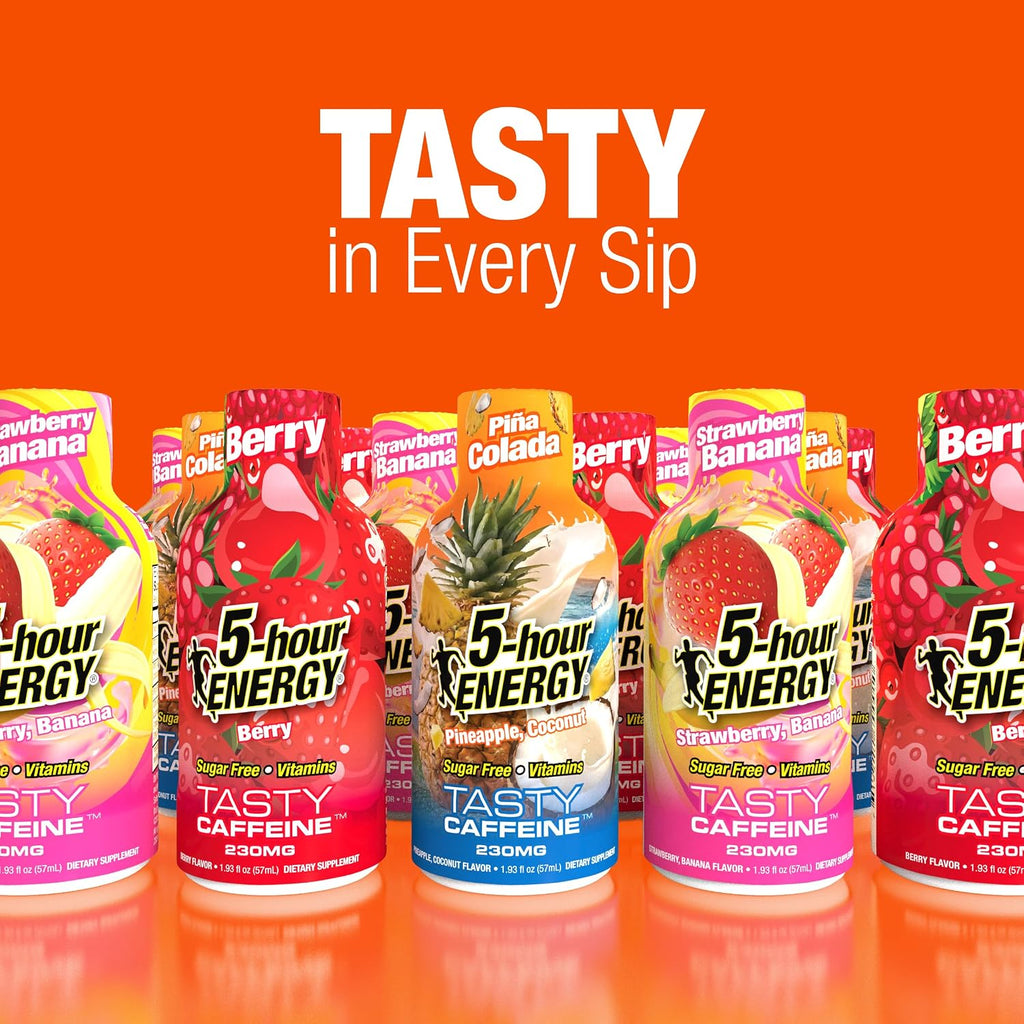 5-hour ENERGY VARIETY PACK, 30 Count, 1.93 Fl Oz Extra Strength Energy Shot