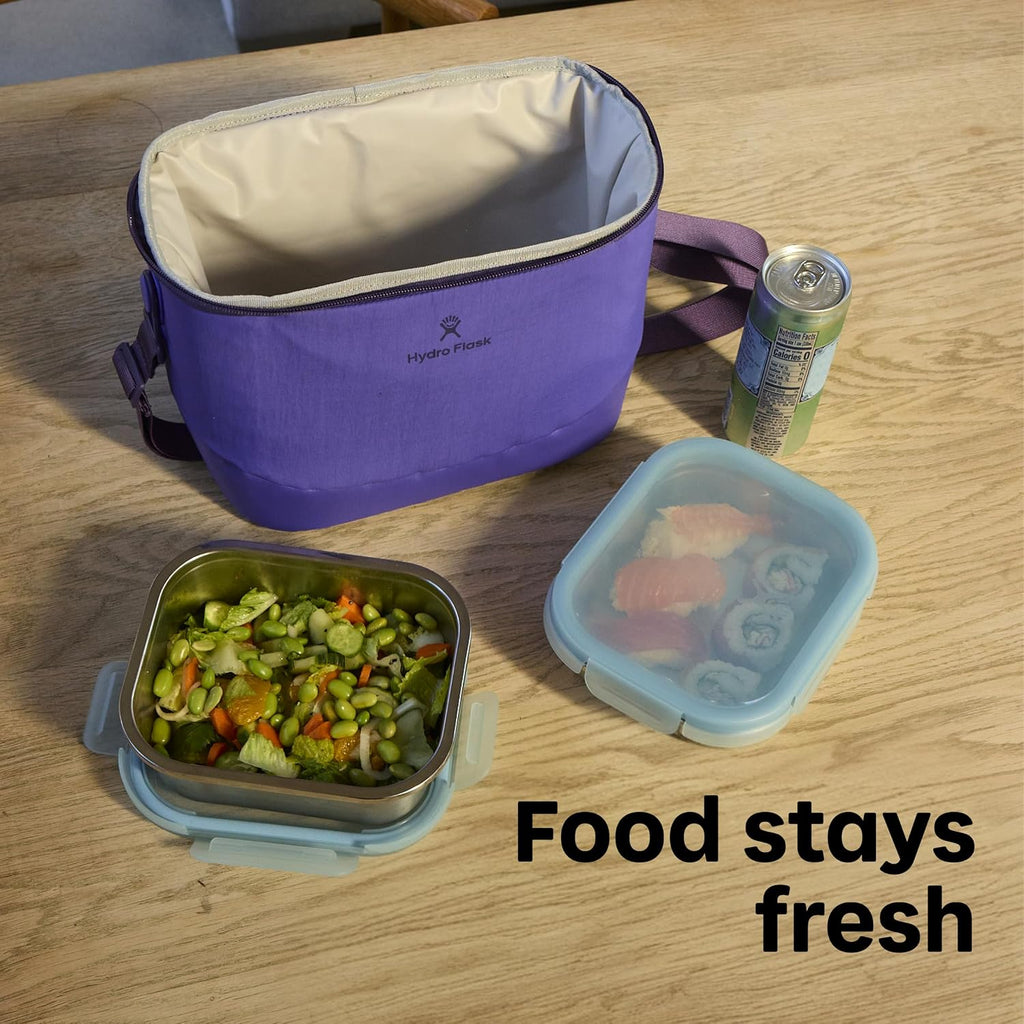 Hydro Flask Carryout Lunch Bag - Insulated Lunch Bag - Soft Travel Cooler Shale Gray