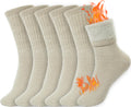 BomKinta Wool Hiking Socks Women Merino Thick Warm Thermal Boot Sock 5-11