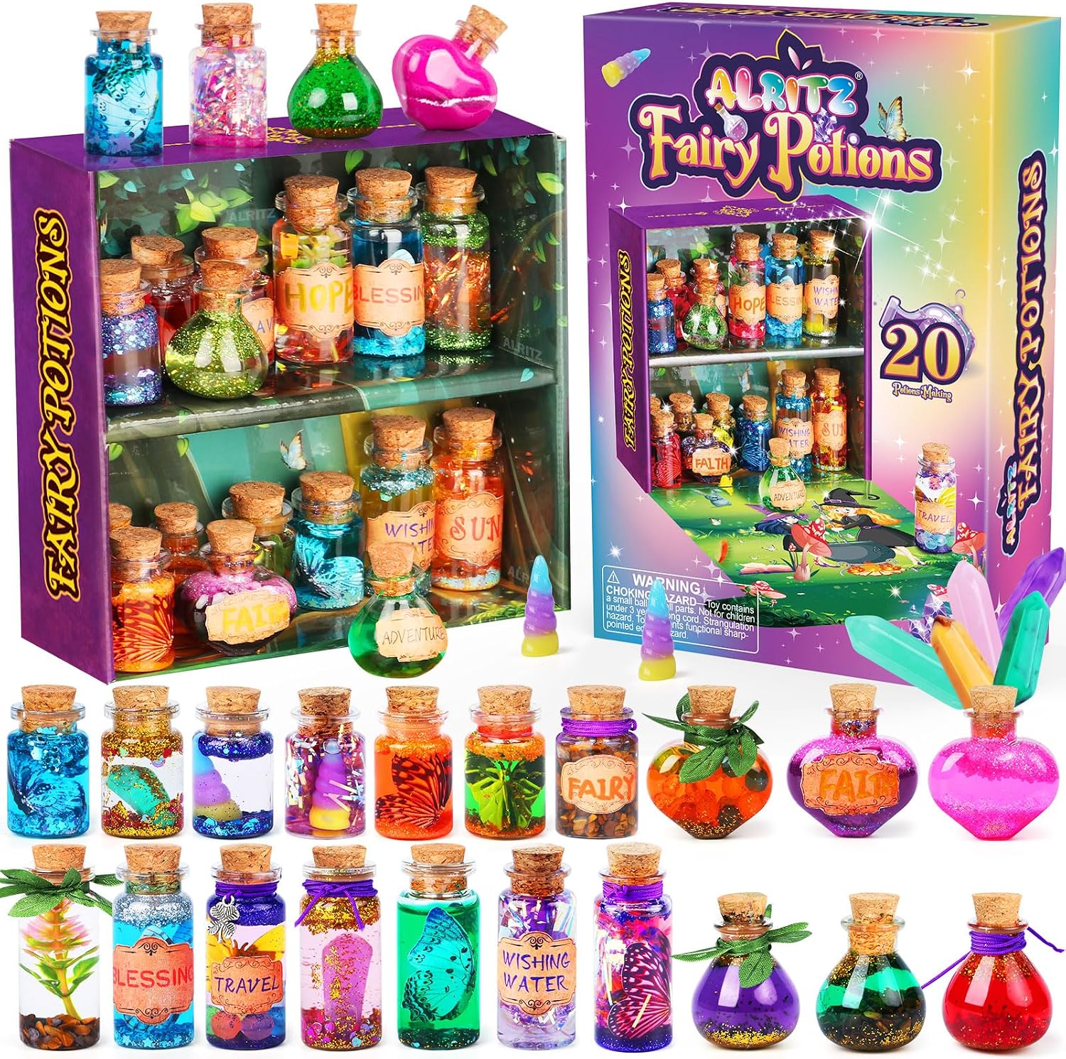 Alritz Fairy Potion Kits for Kids Magic Making Set Ages 6+