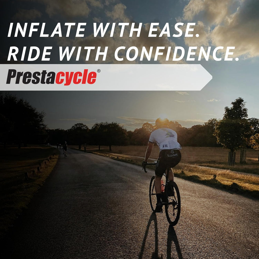Prestacycle Prestaflator Mini Pro, Bike Tire Inflator Head, Bicycle Air Pump Valve Presta Push-to-Inflate Tool for Air Compressor Lines, Bike Tools & Maintenance, Mini Pro Inflation Tool