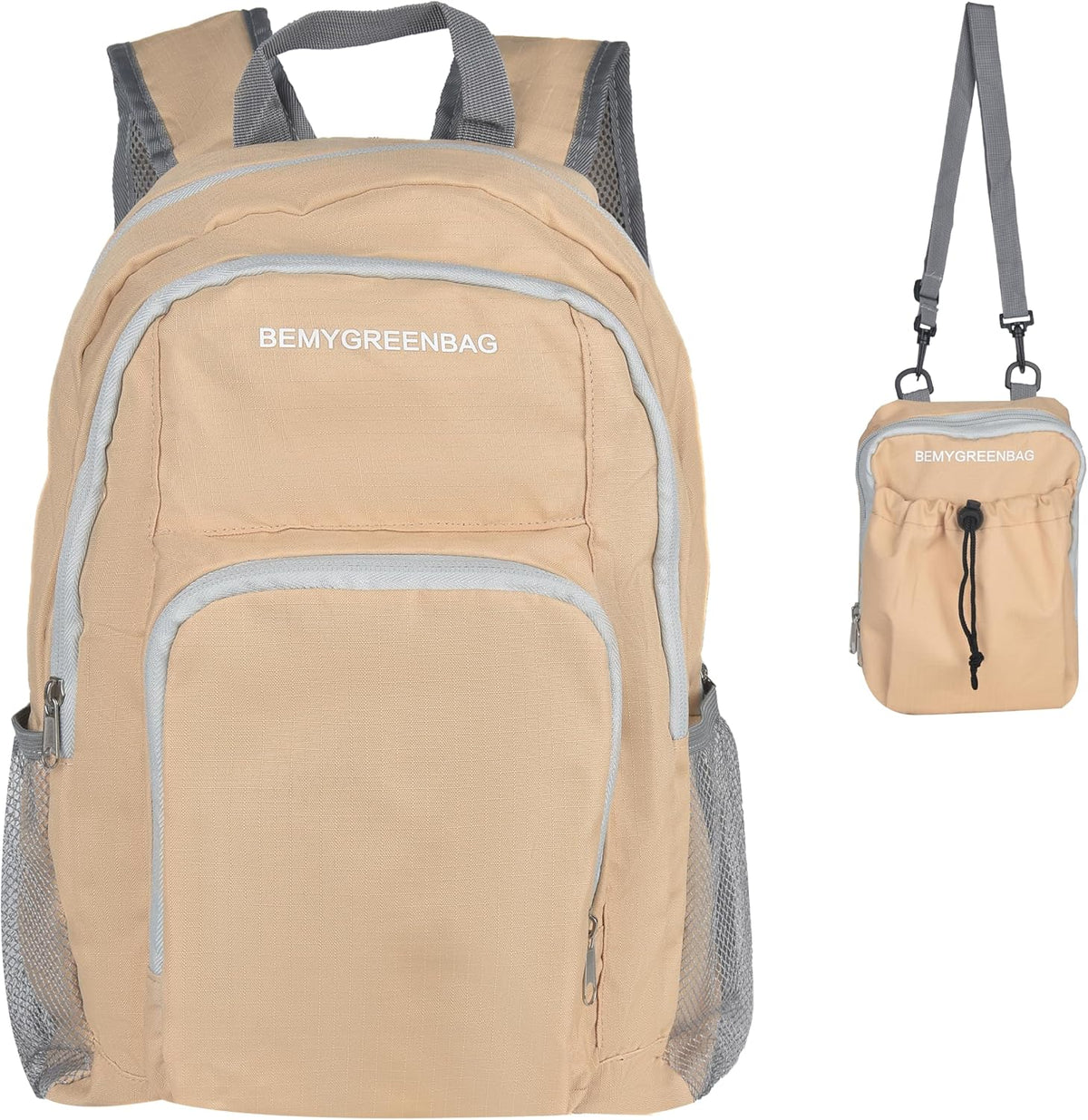 35L Foldable Waterproof Backpack For Outdoor Sports Travel Inside Wet Clothes Compartment Packable For Multiple