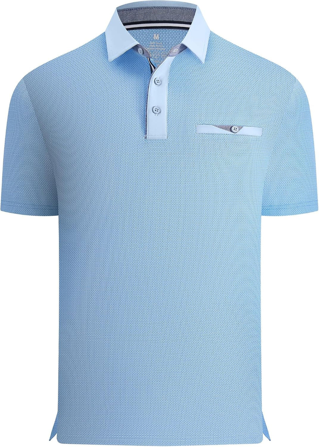 Esabel.C Golf Shirts for Men Moisture Wicking Dry Fit Short Sleeve Polo