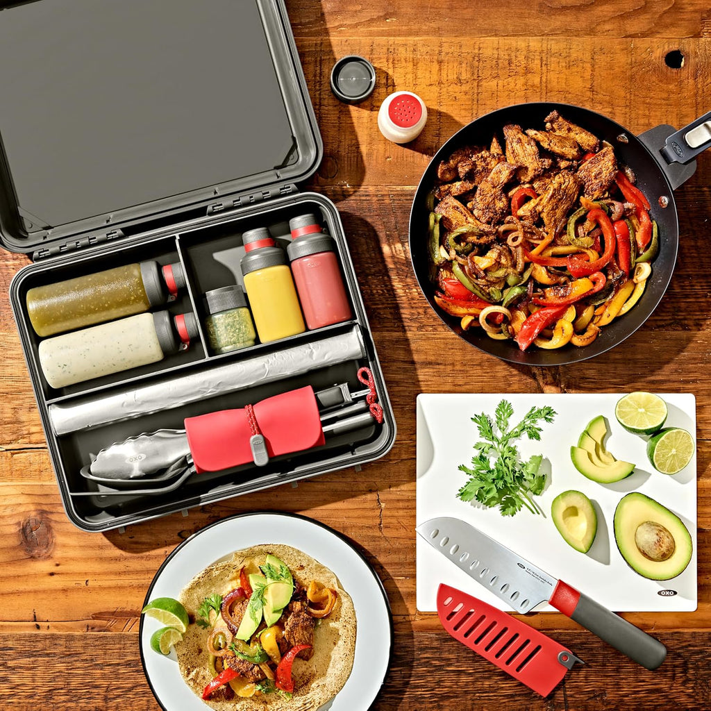 OXO Outdoor Camp Kitchen Prep Set, Camping Cooking Set