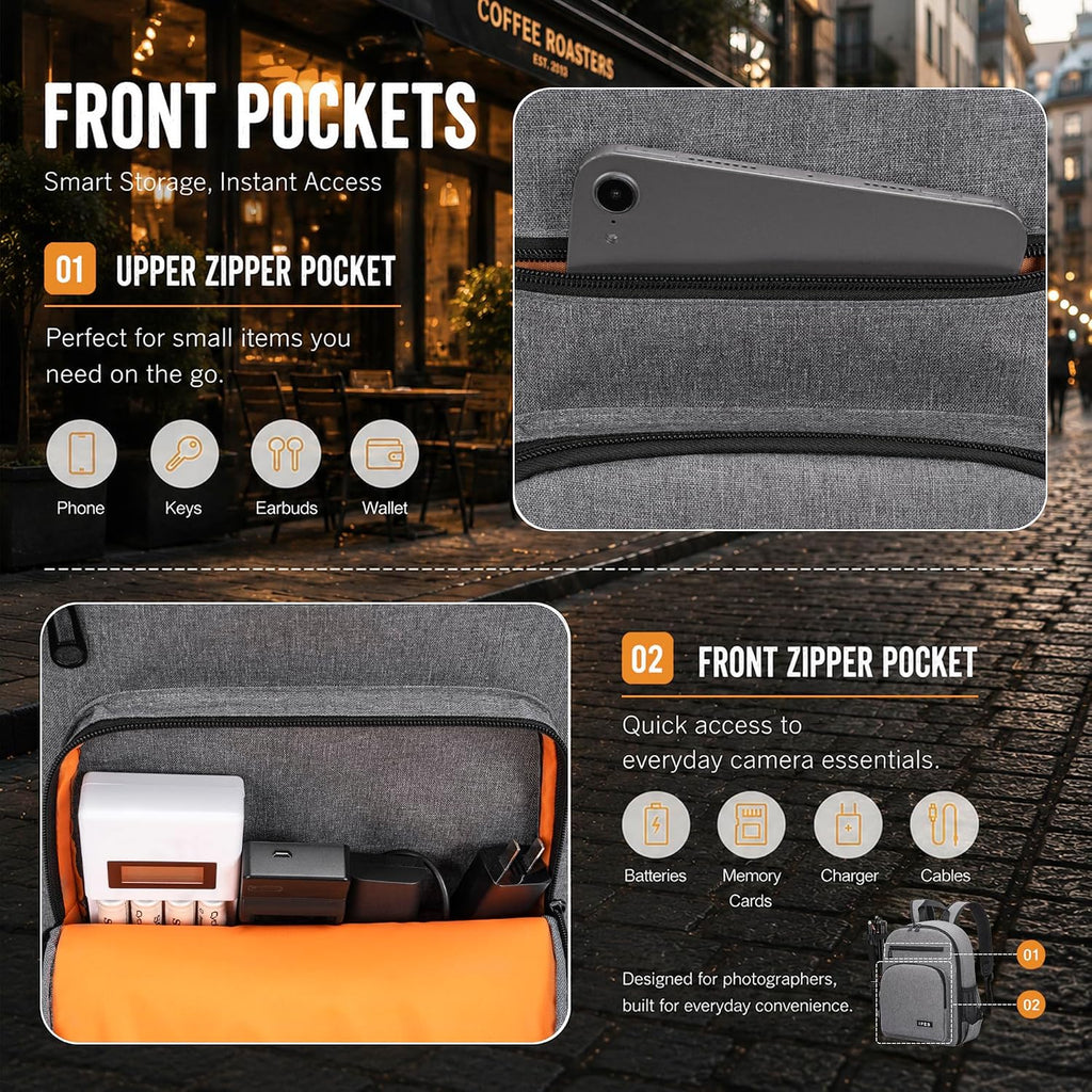 Camera Backpack for Photographers, Professional DSLR Camera Bag