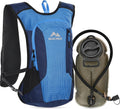 MARCHWAY Lightweight Hydration Backpack with Vest Style Straps & 2.5L TPU Water Bladder, Versatile Sleek Multi-Pocket Pack for Hiking, Cycling, Running, Backpacking, Travel
