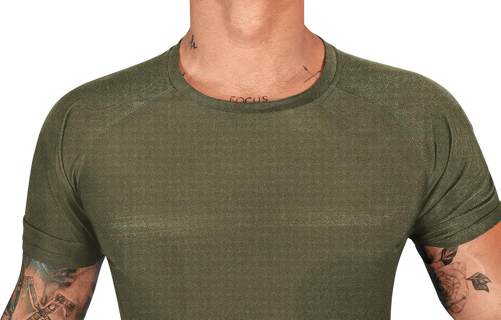 FUXERT Sauna Shirt for Men Sweat Sauna Suit for Gym Exercise Compression Shirt Workout Shapewear