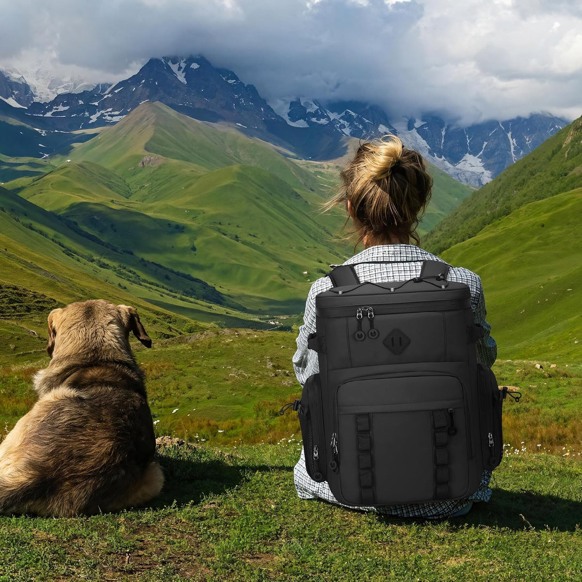 Large 60 Can Insulated Waterproof Leakproof Cooler Backpack
