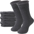 Sunew 4 Pairs Thermal Socks Skiing Snowboarding Hiking Mens Womens 7X Warmer Winter Crew Boot Socks