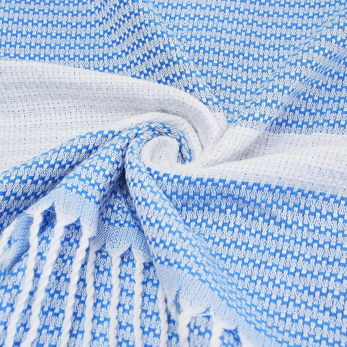 6 Packs Oversized Turkish Beach Towels Set Bulk Clearance Sand Free Pool Swim Bathroom Camp Large No Sand Towel Adults Travel Essentials Cruise Must Haves Accessories Vacation Stuff Deep Blue Dot Set
