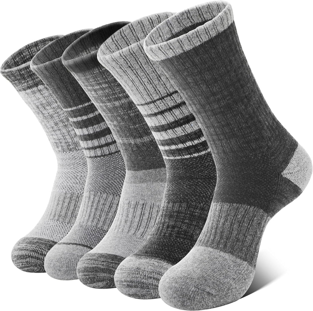 Anlisim Merino Wool Hiking Running Socks for Women, Boot Work Crew Socks