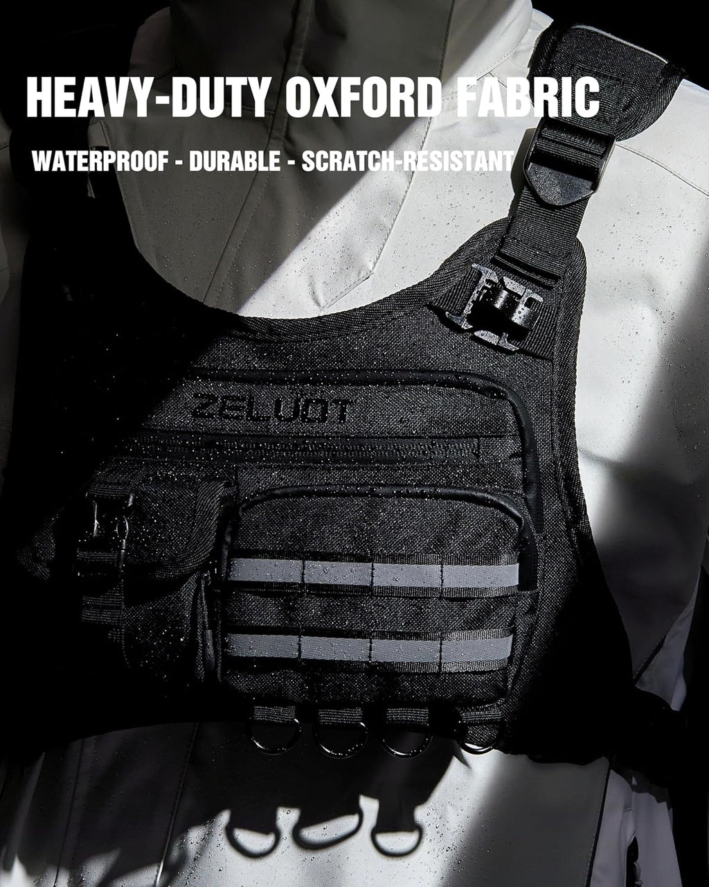 Zelvot Running Vest with 2L Water Bladder, 12L Water Backpack for Men Women