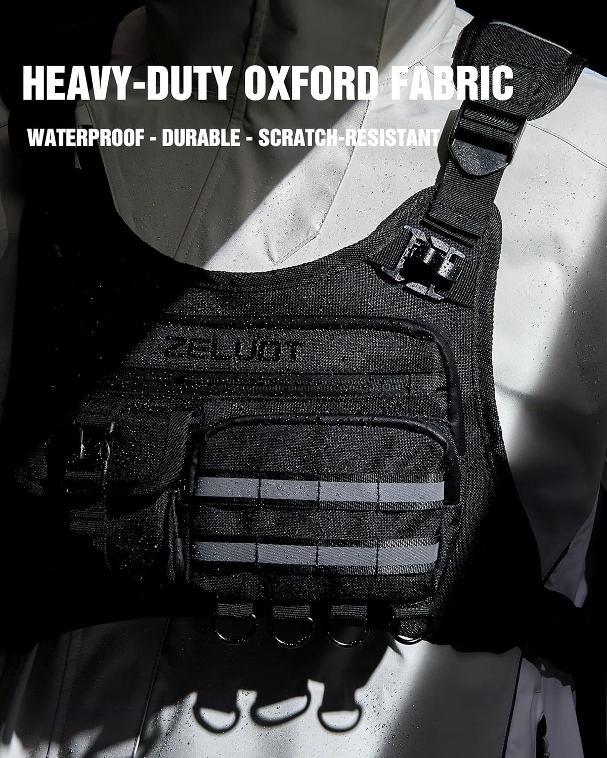 Zelvot Running Vest with 2L Water Bladder, 12L Water Backpack for Men Women