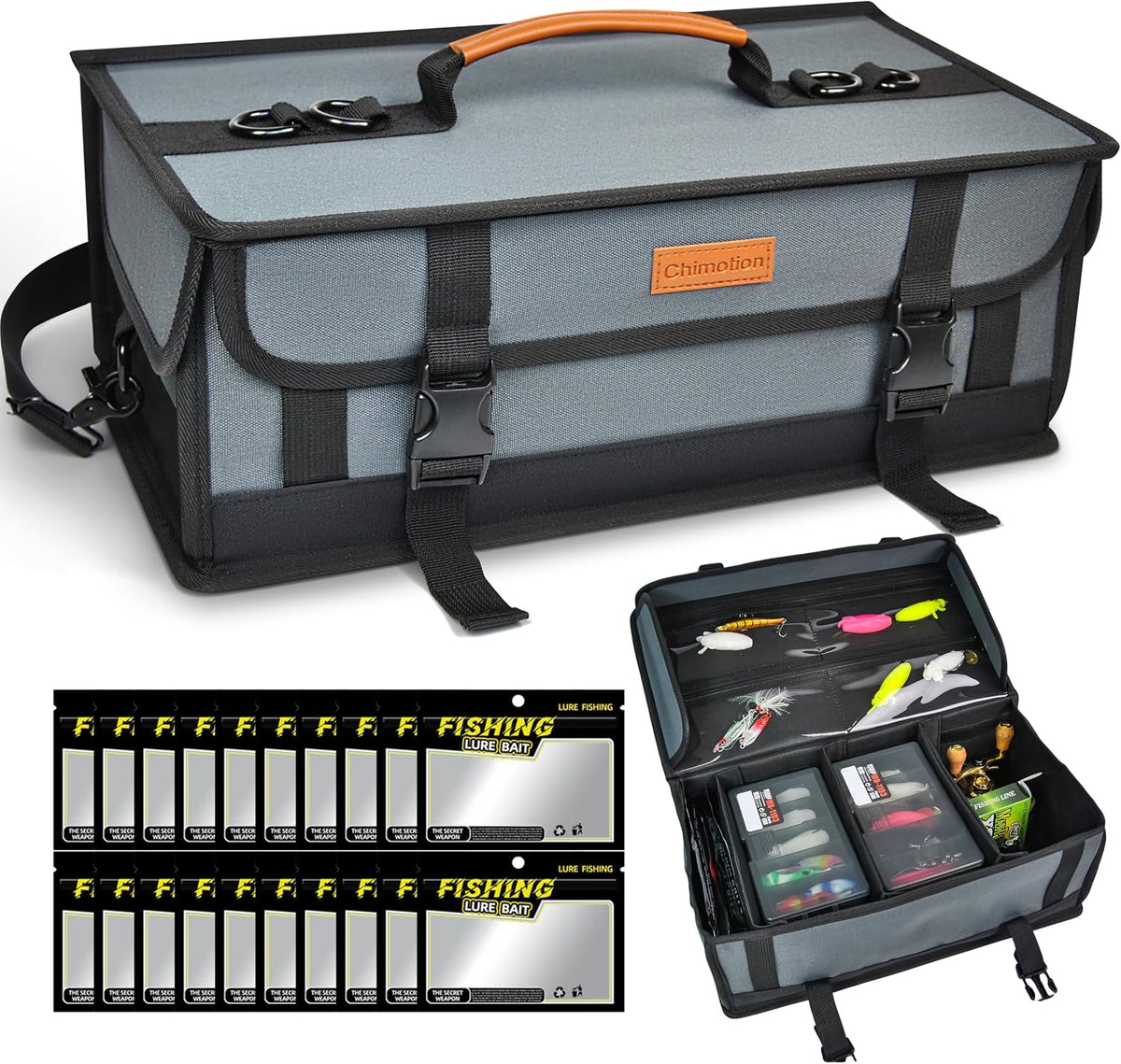 Fishing Tackle Bag Soft Plastic Bait Storage, Soft Bait Organizer