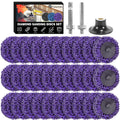 33 PCS 2" Quick Change Diamond Sanding Discs Easy Strip Wheels, Purple