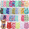 32 Pack Summer Hawaiian Dog Shirts for Small Dogs T-Shirts Pet Shirt Doggie Vest Puppy Clothes Flamingo Top Sleeveless Apparel for Cats(Small)