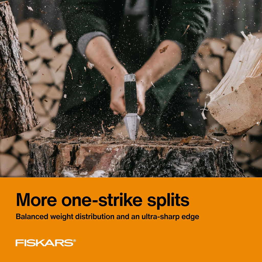 Fiskars X27 Super Splitting Axe 36", for Taller Users on Large Logs