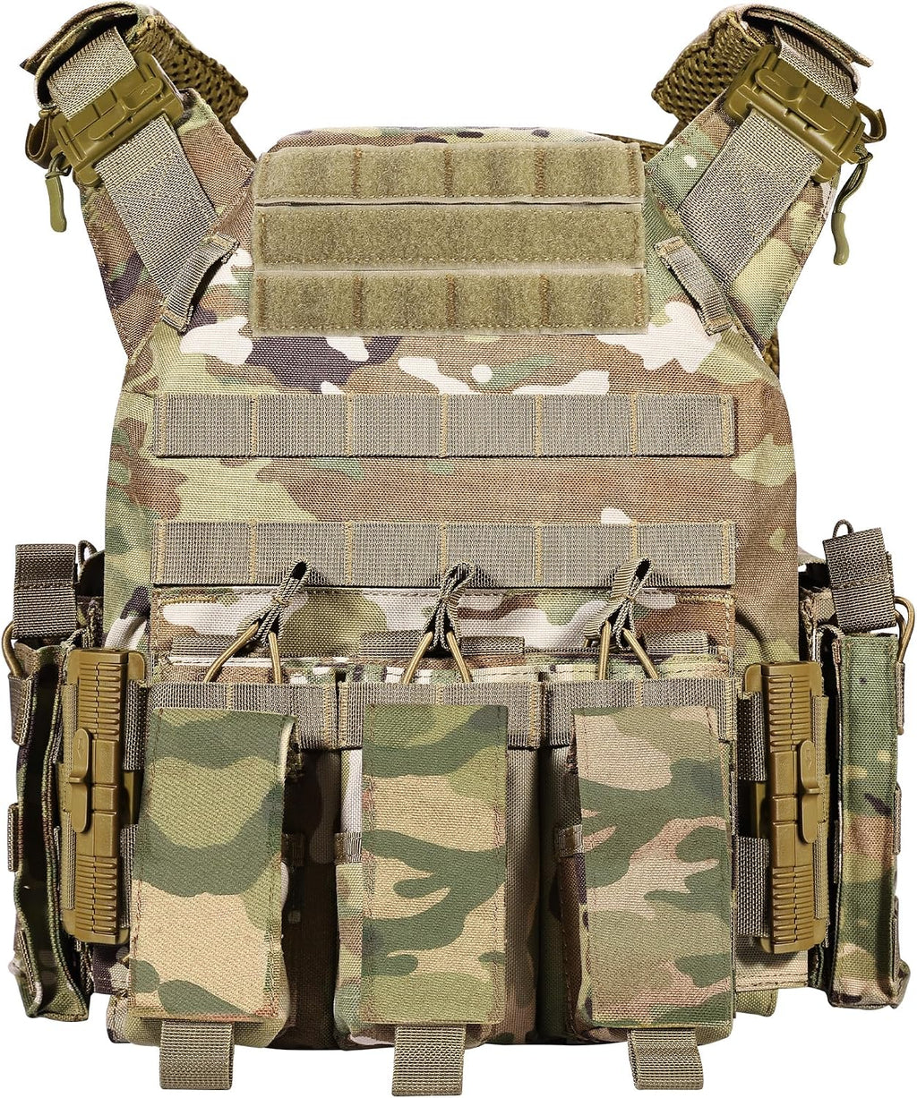 GFIRE Tactical Vest, Quick Release Lightweight Breathable Vest for Training