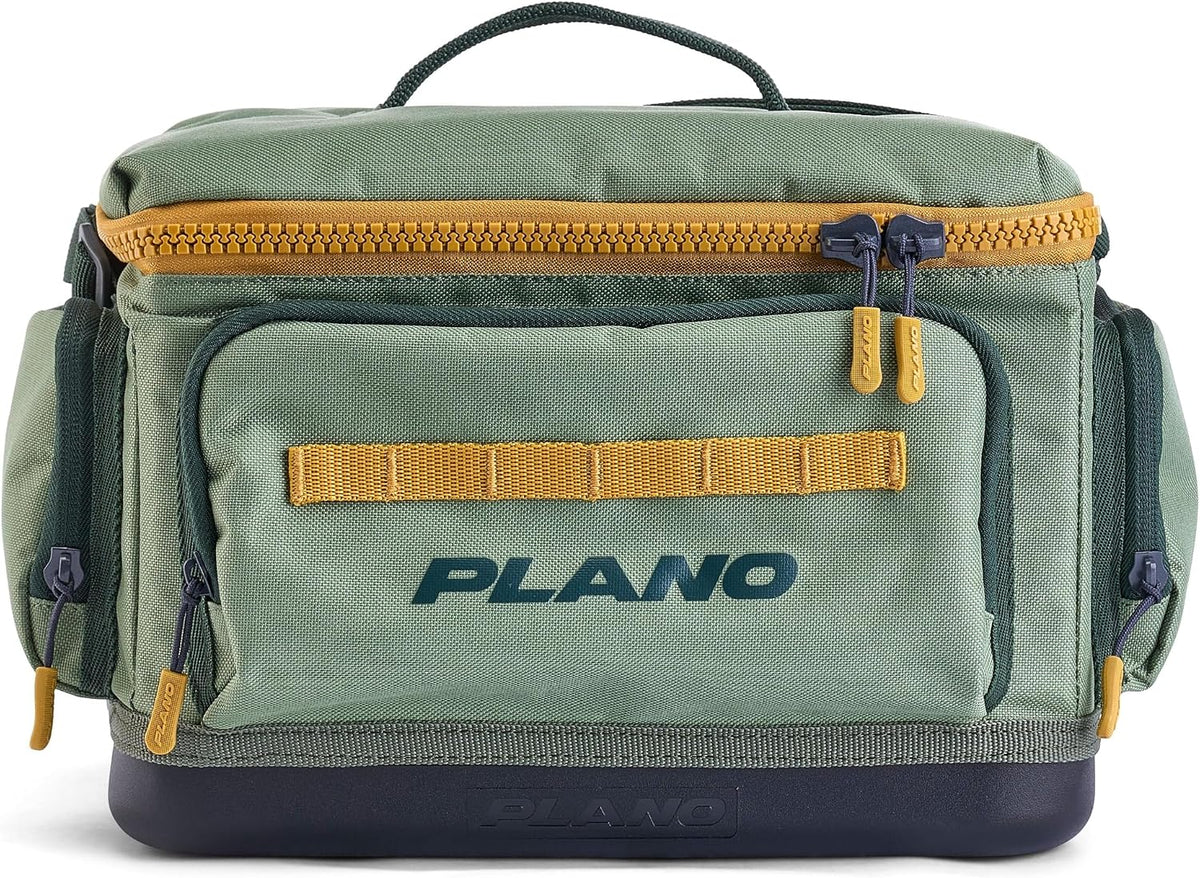 Plano Weekend 3600 Tackle Bag, Cutting-Edge Fishing Tackle Bag, Molded Waterproof Base, Spacious Storage, Die Cut Tool Sleeves, Daisy Chain Attachment Points