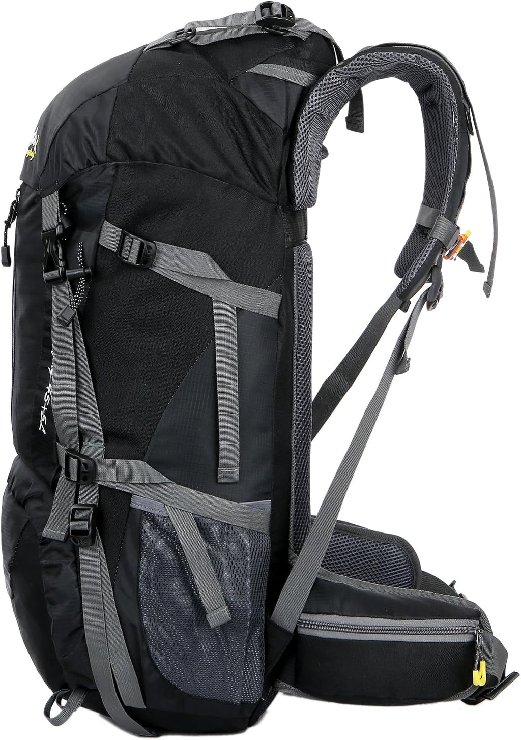 WoneNice 50L(45+5) Waterproof Hiking Backpack Outdoor Daypack w/Rain Cover