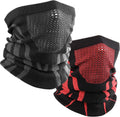 WTACTFUL 1-2 Pack Winter Neck Gaiter Neck Warmer Ski Mask for Men Women