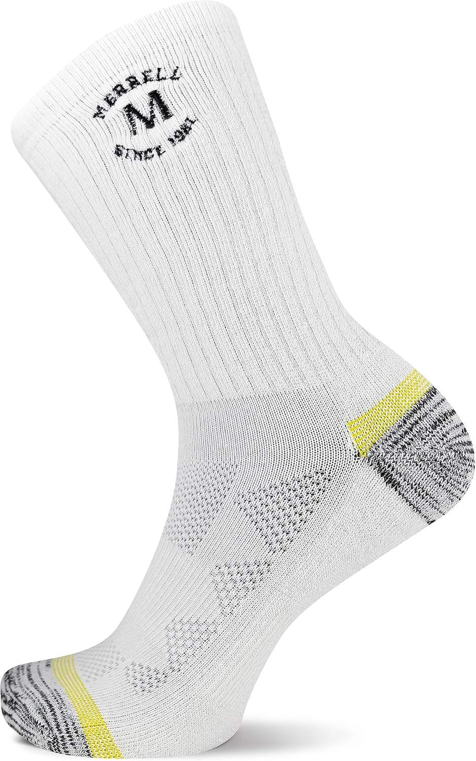 Merrell Men's and Women's MOAB Hiking Midweight Cushion Socks - Unisex Coolmax Moisture Management and Arch Support