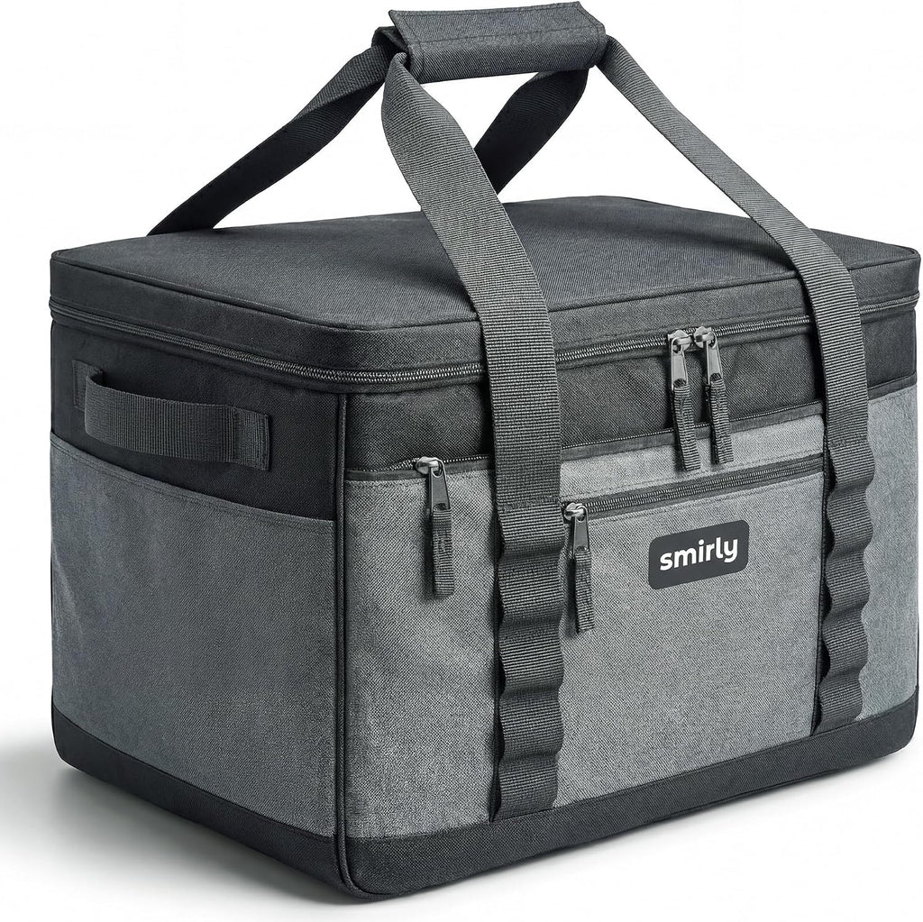 SMIRLY Cooler Bags Insulated, Large Soft Collapsible Cooler, 48 Cans