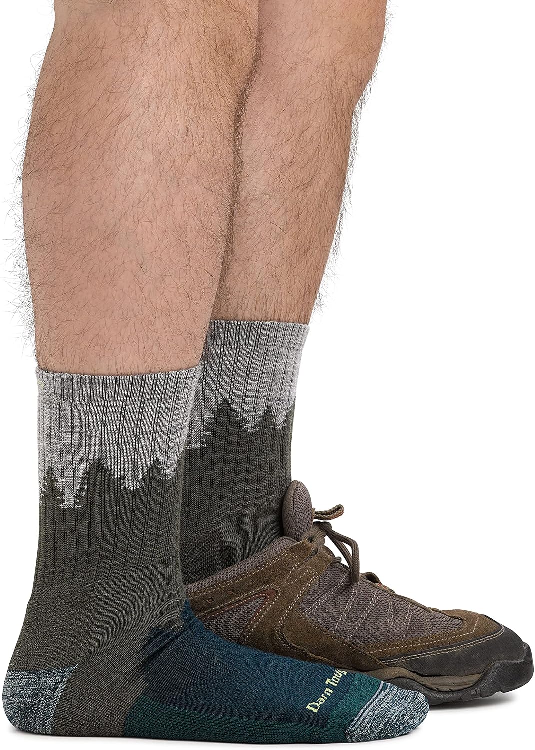 Darn Tough Vermont Men's Number 2 Micro Crew Cushion Hike Socks (1974)
