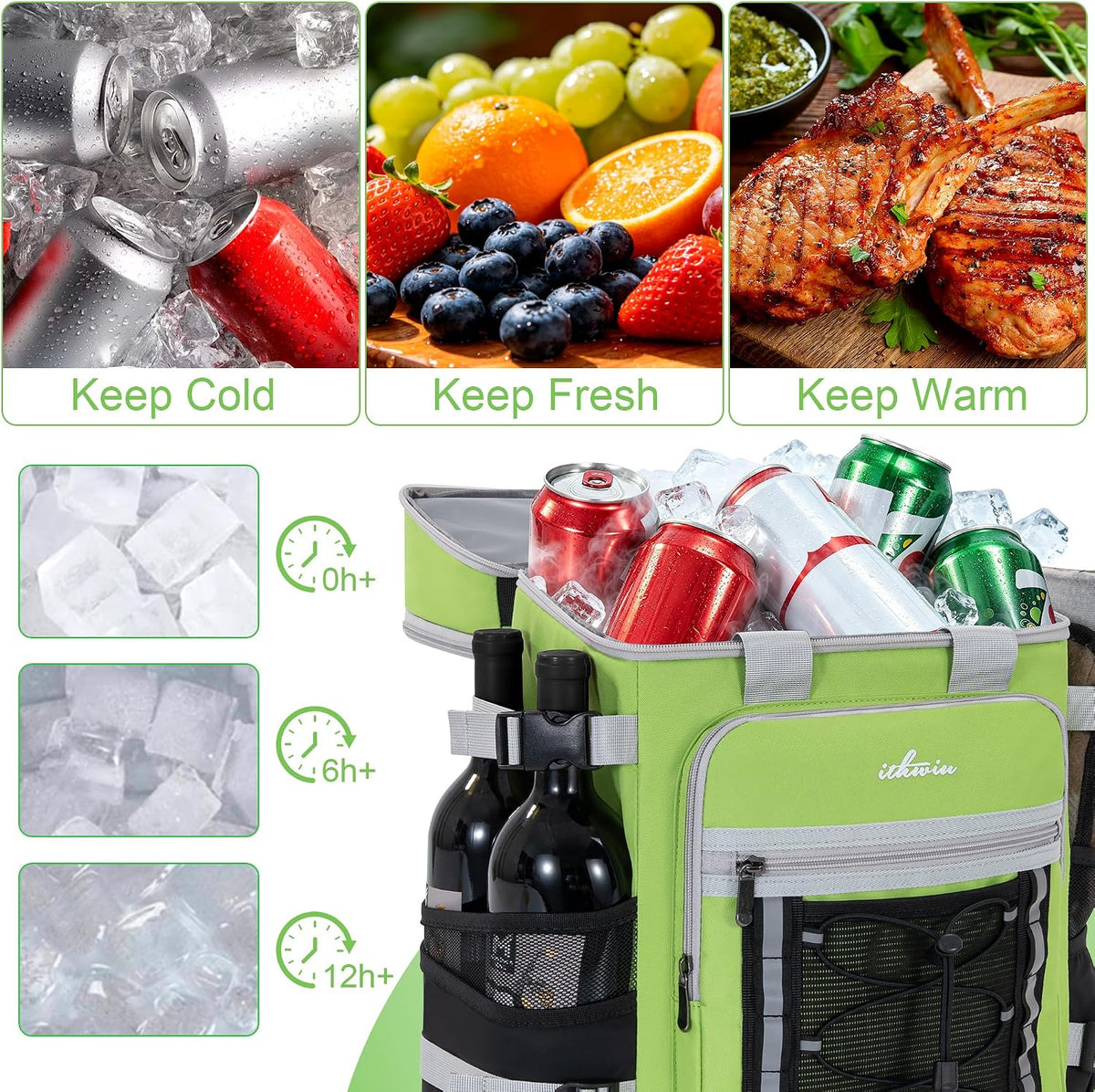 Cooler Backpack Insulated Cooler Bag for Men & Women
