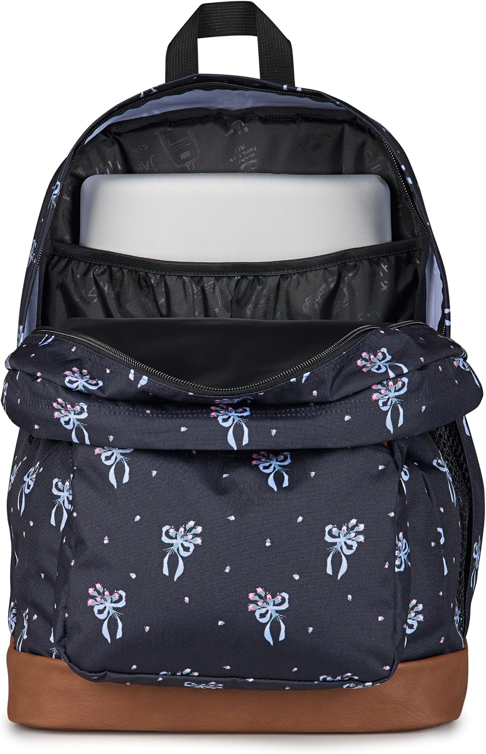 JanSport 34L Cool Backpack – 15-inch Laptop Sleeve, Pastel Petals Black