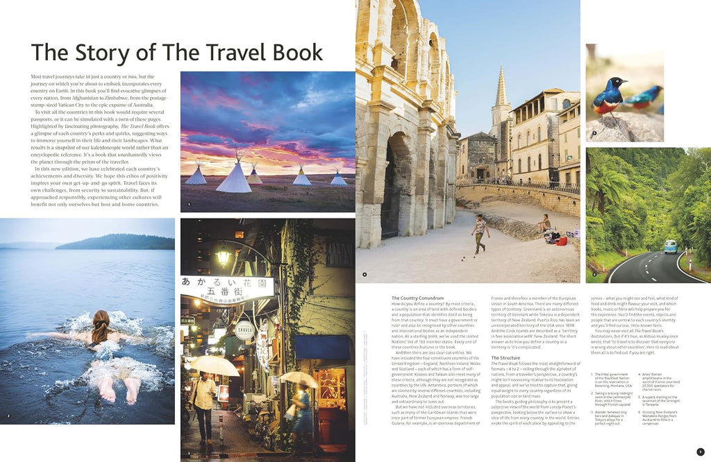 Lonely Planet The Travel Book: Photographic Journey Through Every Country in the World | 680 Stunning Images | Handy A-Z Format | Beautiful Gift for Travel Lover