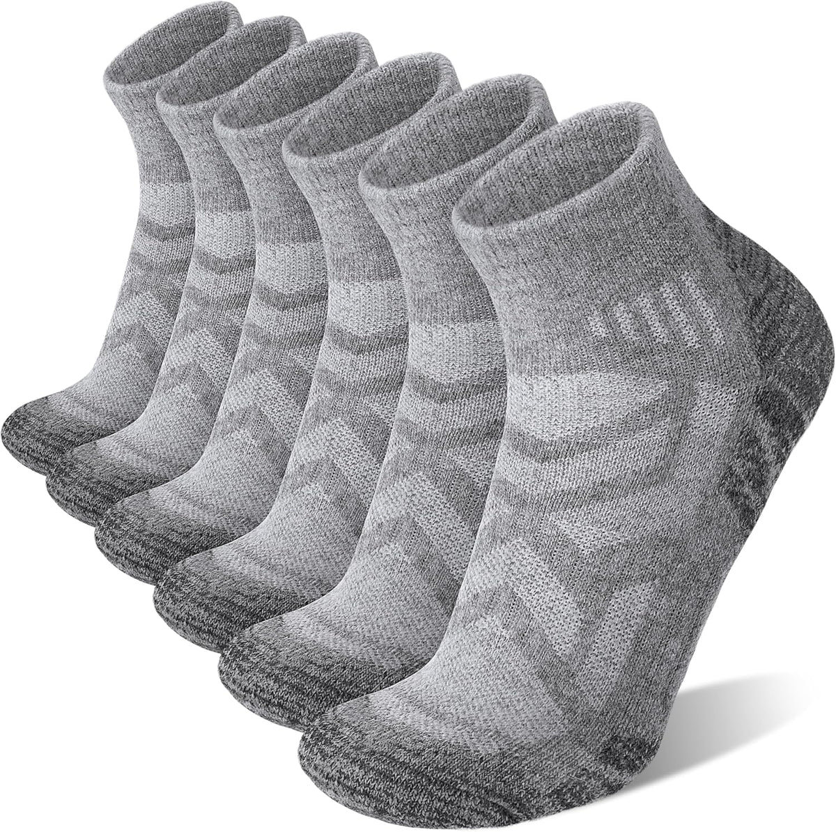 ANTSANG Merino Wool Quarter Ankle Hiking Running Socks for Women and Men