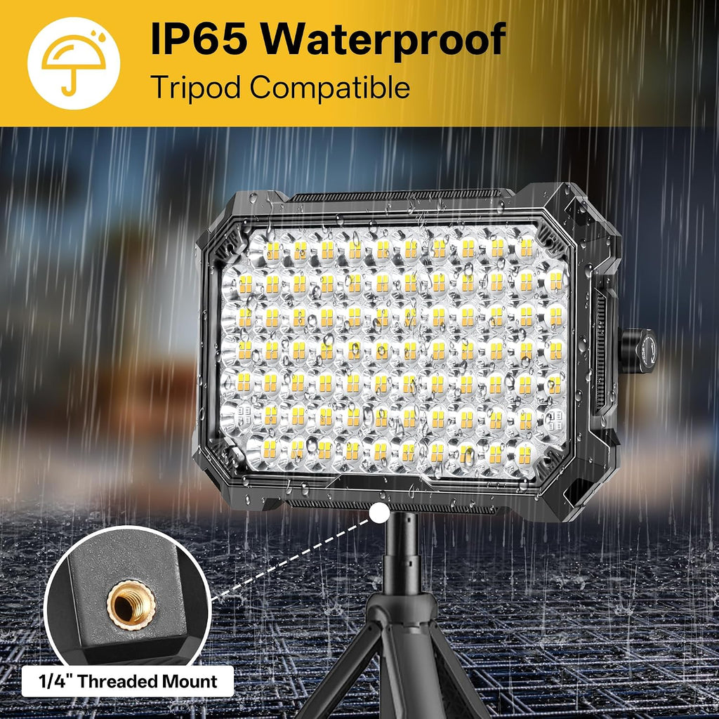 LED Work Light: Portable Rechargeable Magnetic Work Light