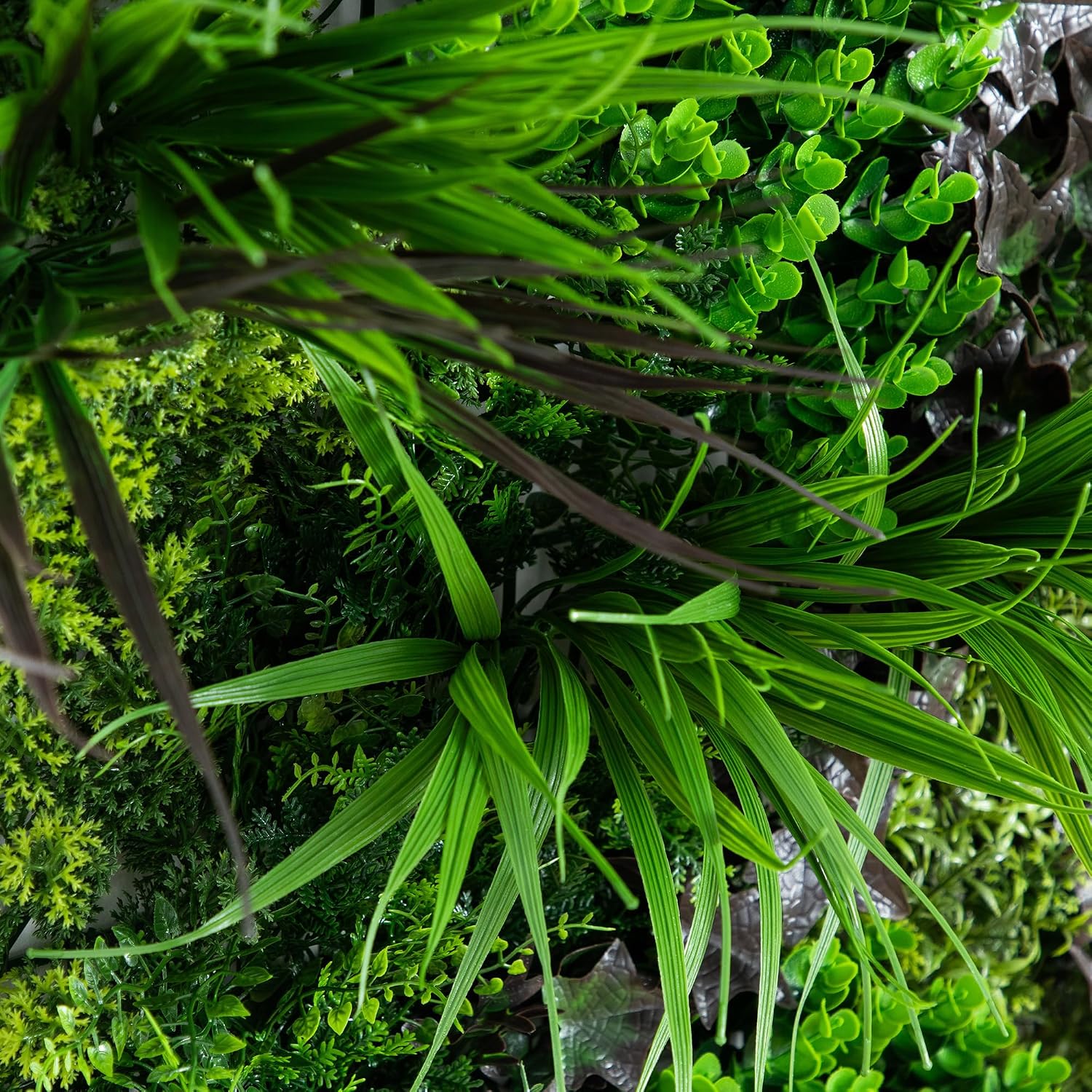 Nearly Natural Borneo Jungle Artificial Living Wall Panel, 20in x 40in, UV Resistant, Indoor/Outdoor Use