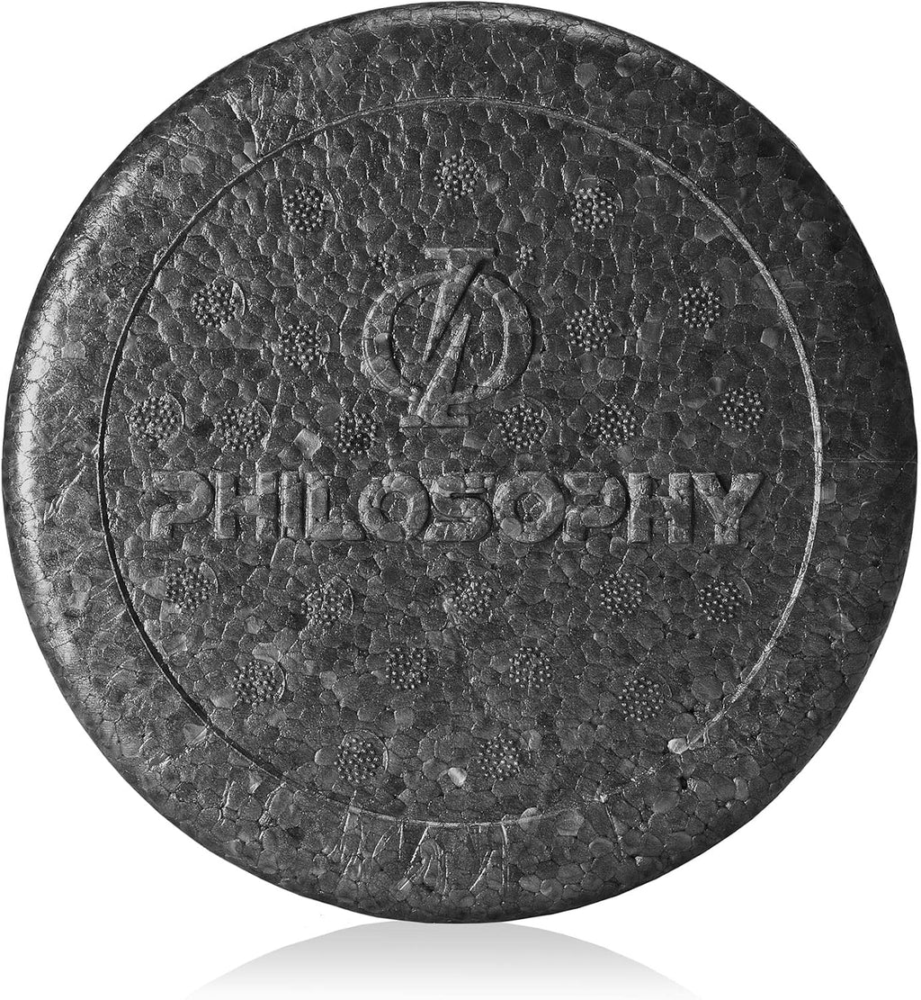 Philosophy Gym 12" High-Density Foam Roller for Exercise, Massage, Muscle Recovery - Round, Black