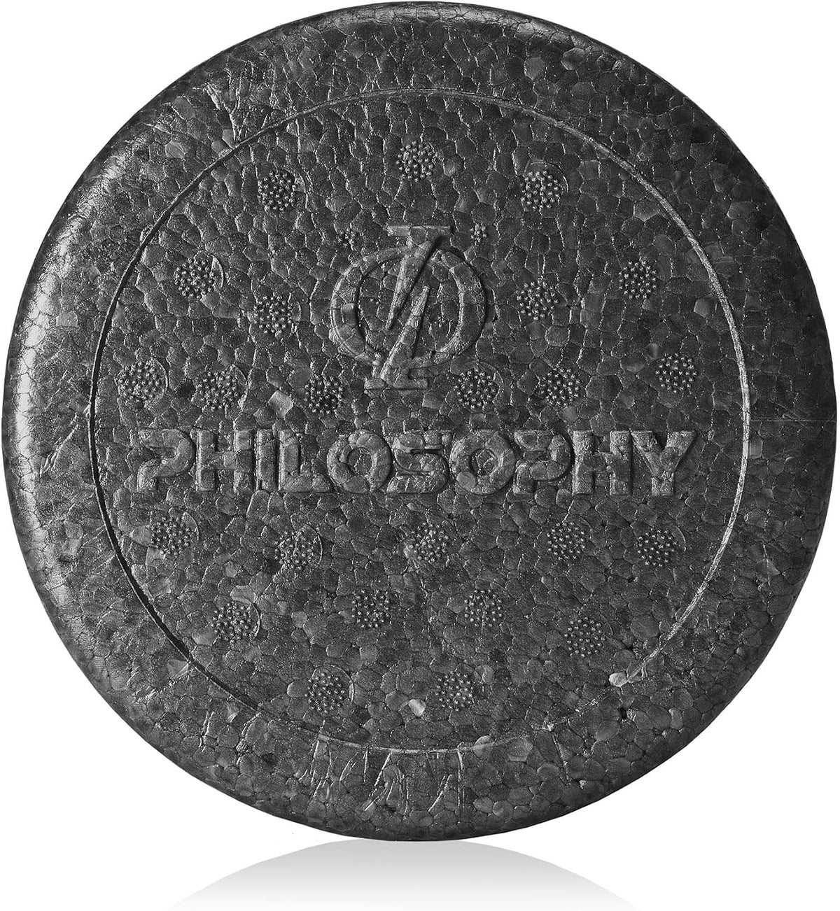 Philosophy Gym 12" High-Density Foam Roller for Exercise, Massage, Muscle Recovery - Round, Black