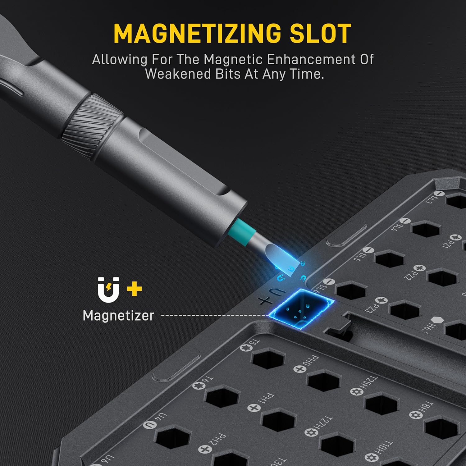42 in 1 Magnetic Screwdriver Set, Multi Bit Ratcheting Screwdriver Set