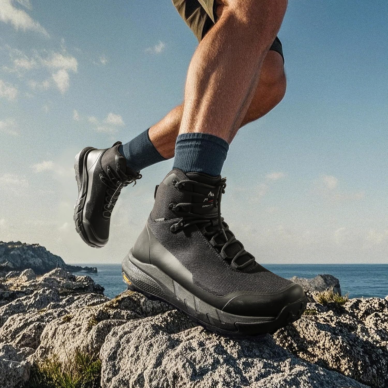 NORTIV 8 Men's Lightweight Breathable Hiking Boots