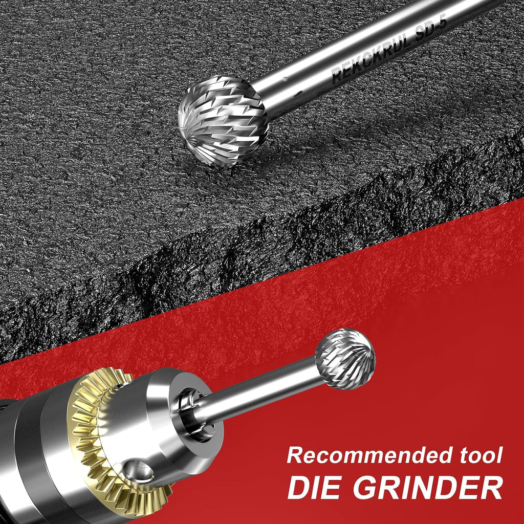 Professional Tungsten Carbide Rotary Burr Bit SD-5 with 1/4" Shank