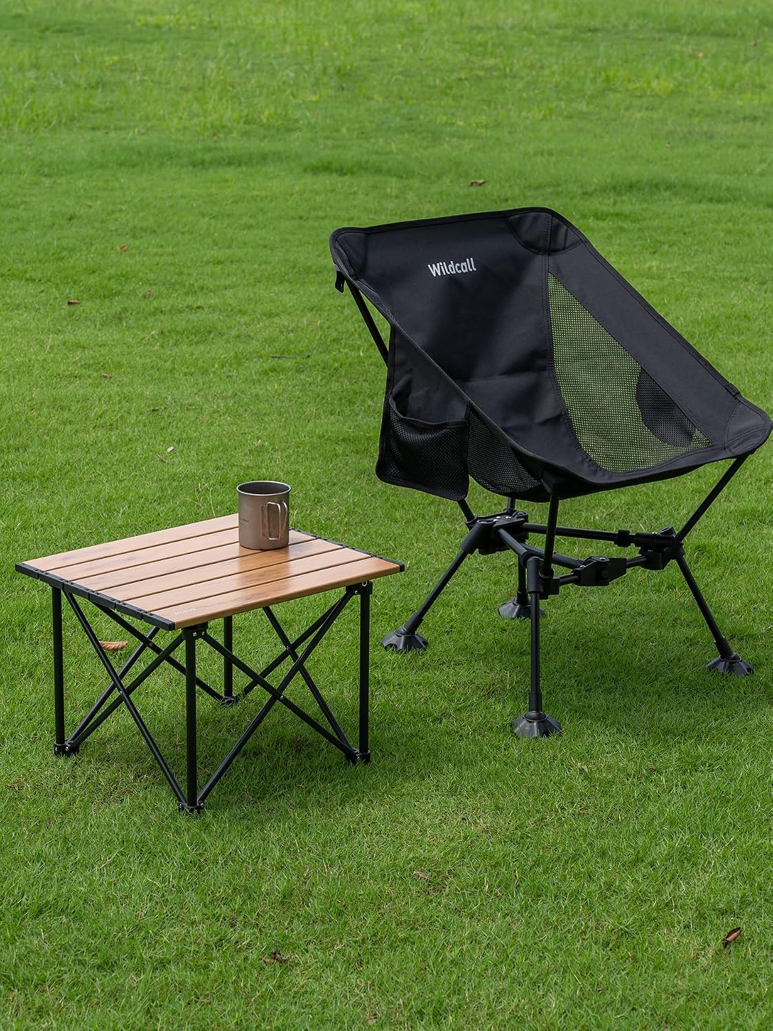 WildCall Ultralight Camping Table, Compact Aluminum Folding Beach Table