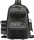 22L Wading Fishing Tackle Sling Bag, Holds 3x 3700 Boxes, Grey