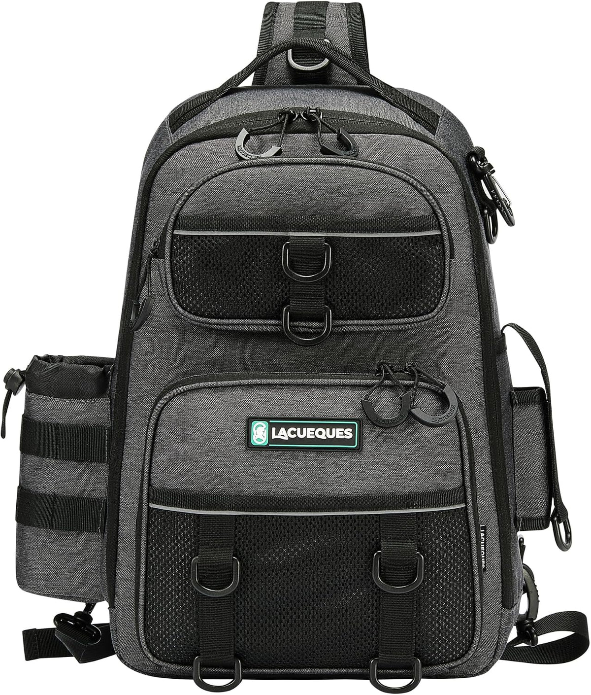 22L Wading Fishing Tackle Sling Bag, Holds 3x 3700 Boxes, Grey