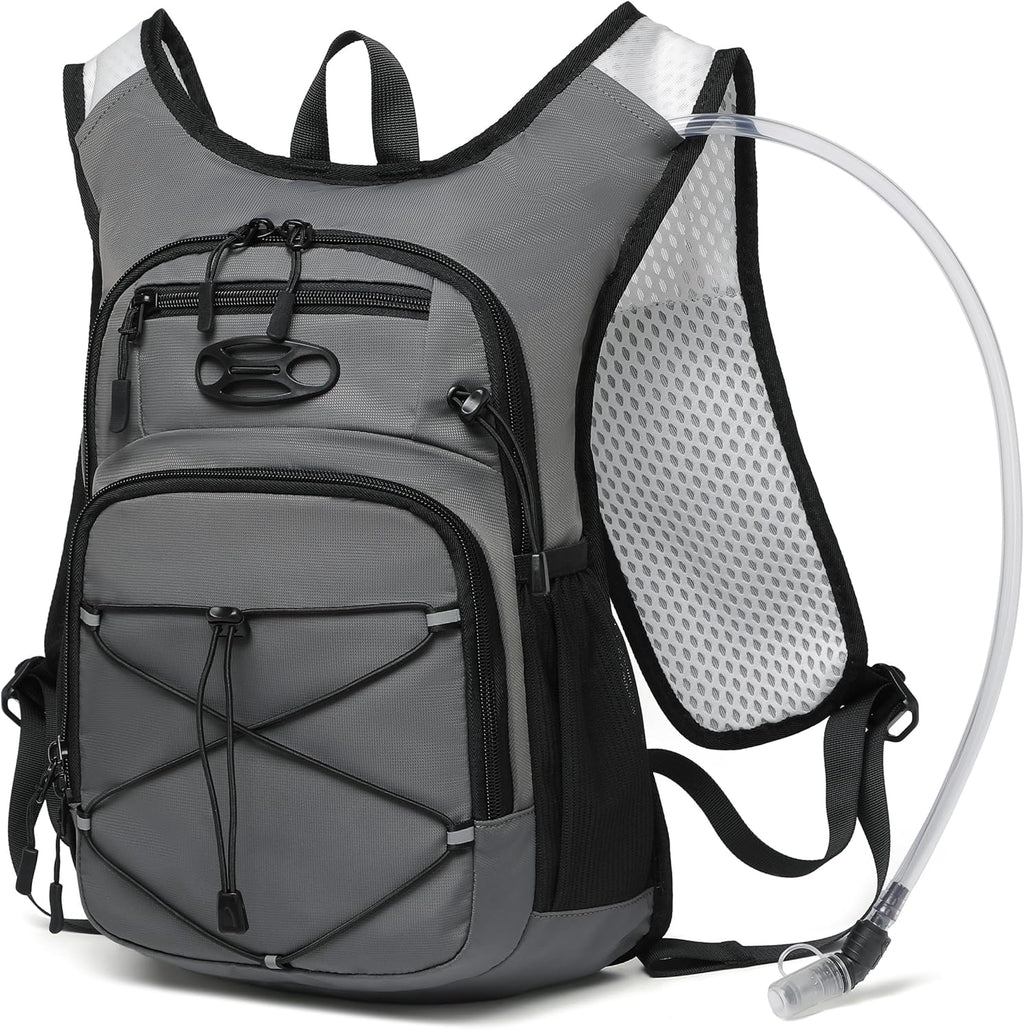 Wotony Lightweight Hydration Backpack with 2LOR 3LWater Bladder for Cycling Hiking Rave - Water Daypack for Men Women