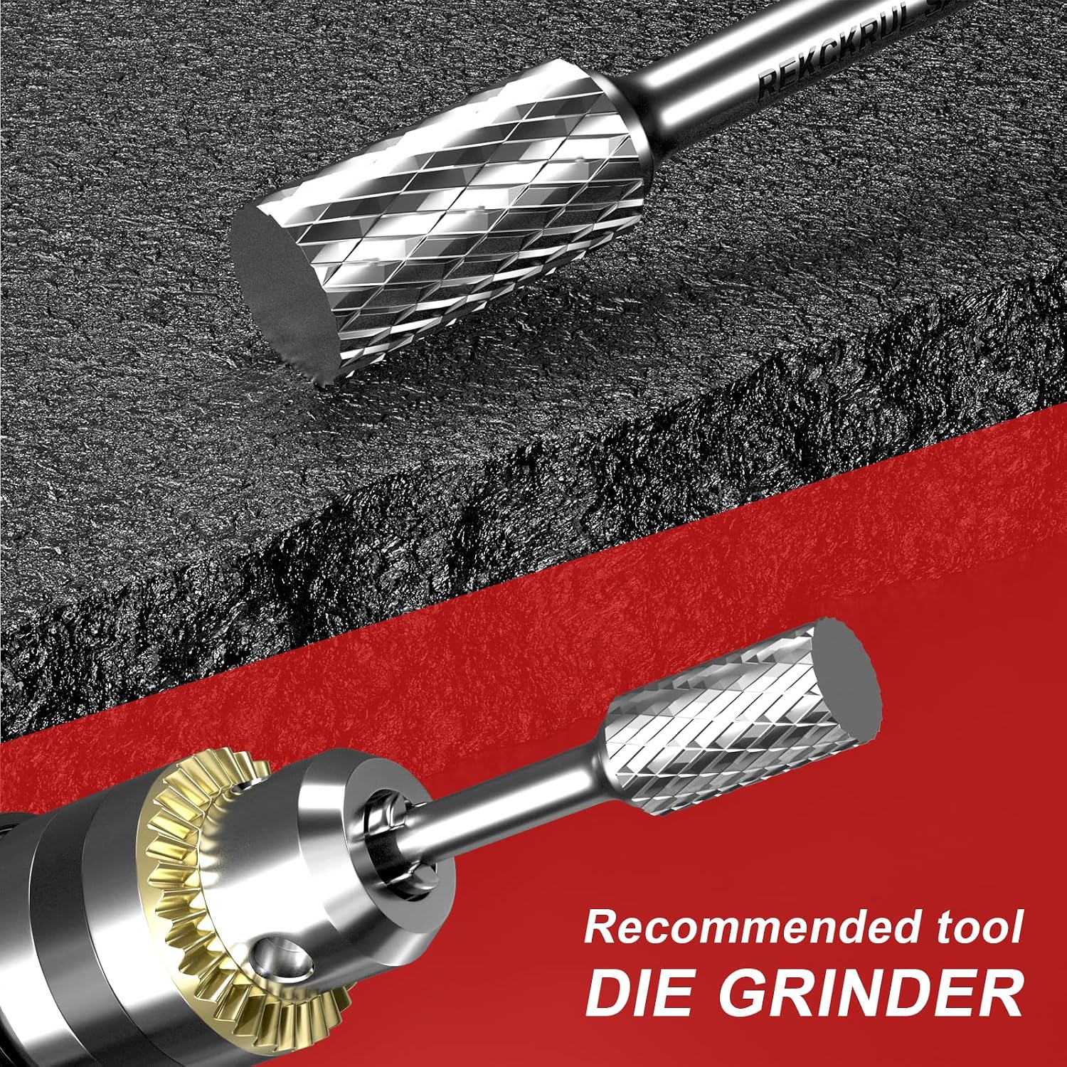 Professional Tungsten Carbide Rotary Burr Bit SA-5 with 1/4" Shank