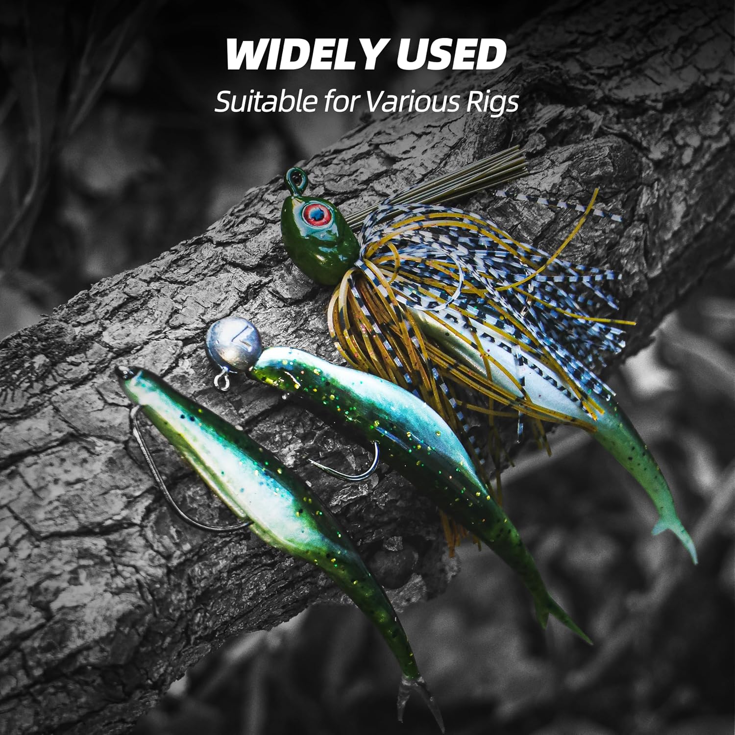 Forked Tail Soft Baits- Realistic Jerk Bait & Fluke Action Soft Lures for Bass, Trout & Crappie - Versatile Freshwater & Saltwater Fishing Bait (2.75"-5")