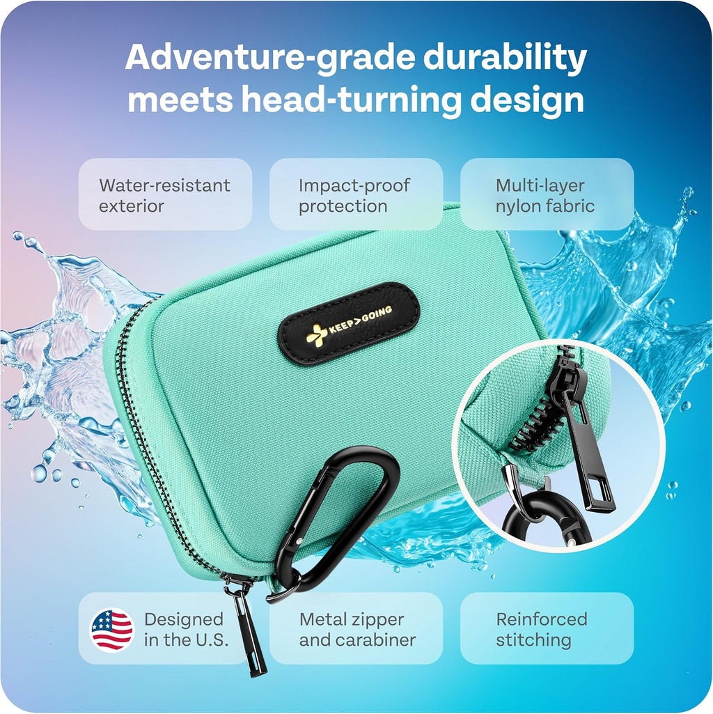 KeepGoing Travel First Aid Kit - TSA-Approved Travel Size