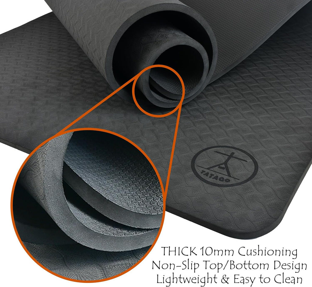 Extra Large Yoga Mat XL, Wide and Long, Extra Thick Non Slip Exercise Mat