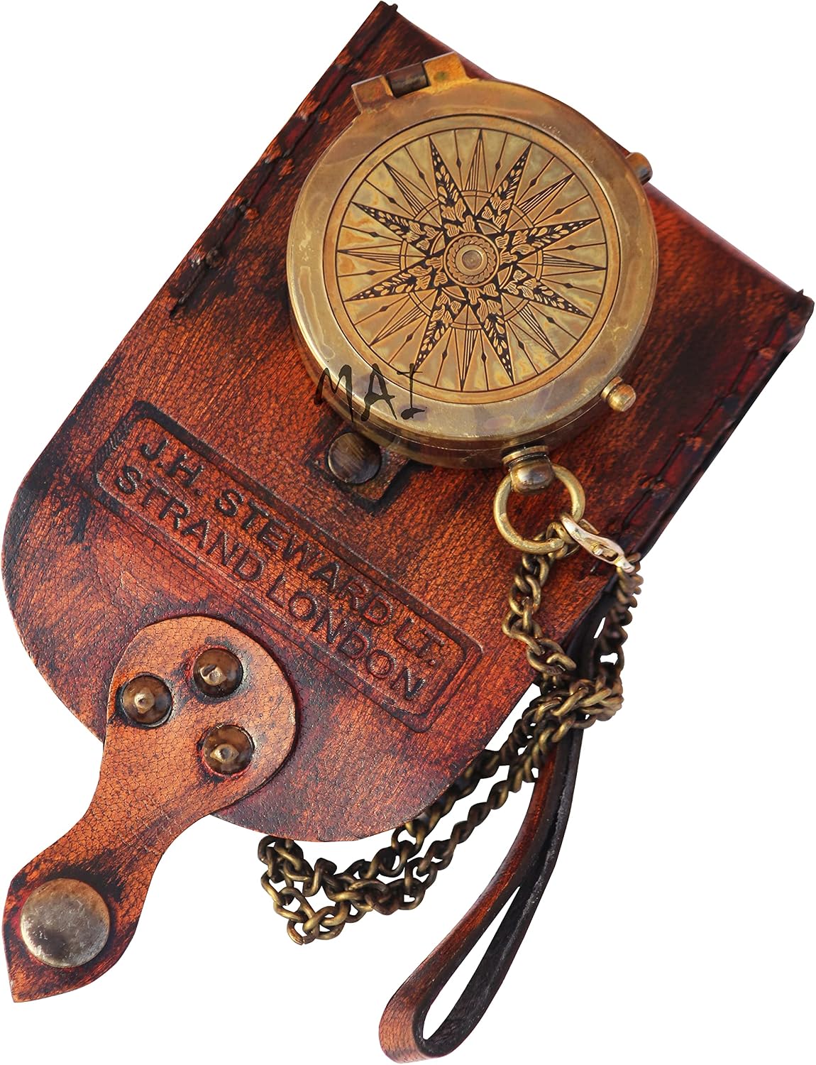 Pocket Compass for Hiking, Survival Instrument Antique “So You Can Always Find Your Way Back Home” Engraved Camping Pocket Nautical Vintage Navigation Outdoor by MAI